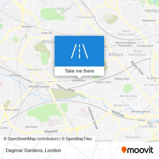 Dagmar Gardens map