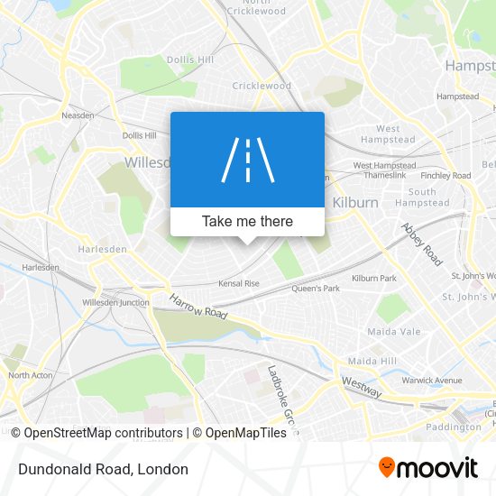 Dundonald Road map