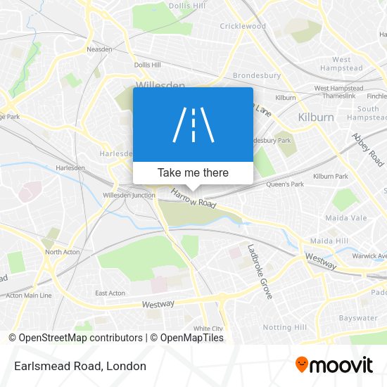 Earlsmead Road map