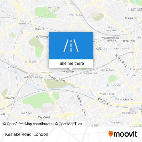 Keslake Road map