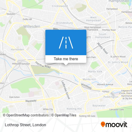 Lothrop Street map