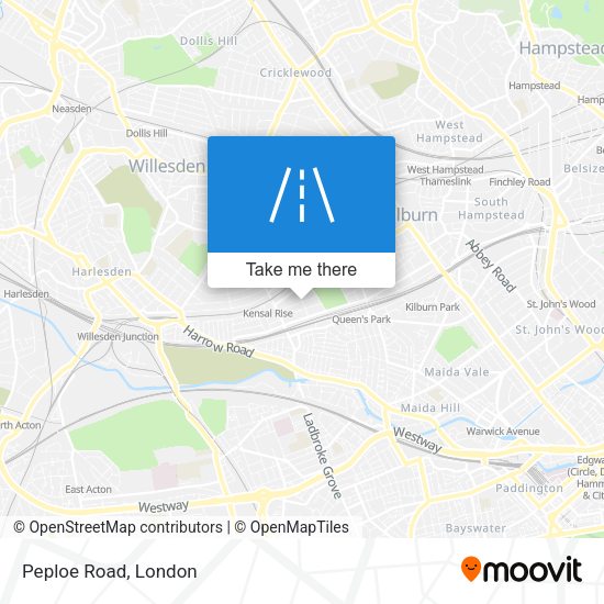 Peploe Road map