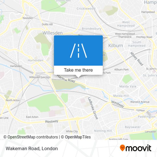 Wakeman Road map