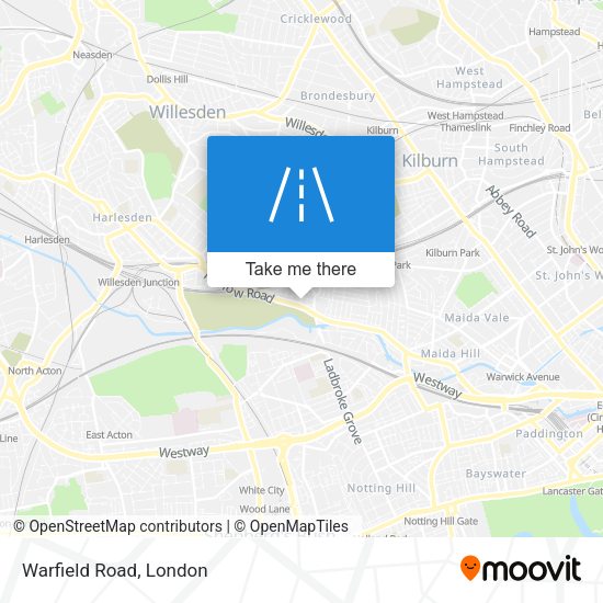 Warfield Road map