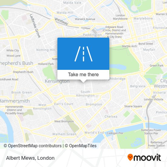 Albert Mews map