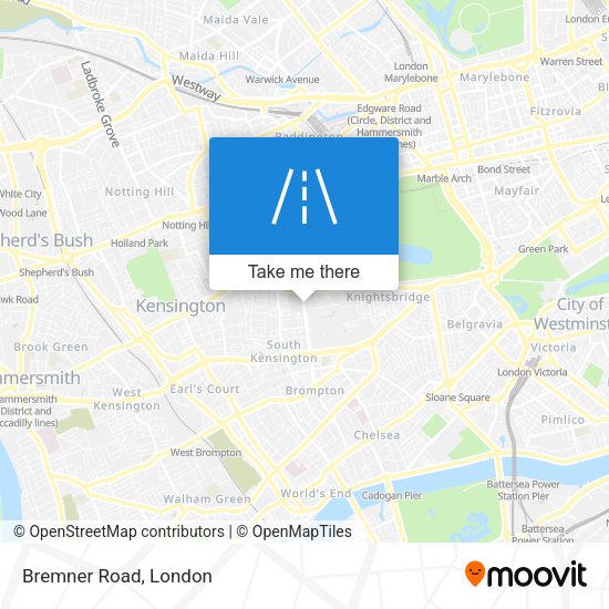 Bremner Road map