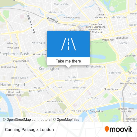 Canning Passage map