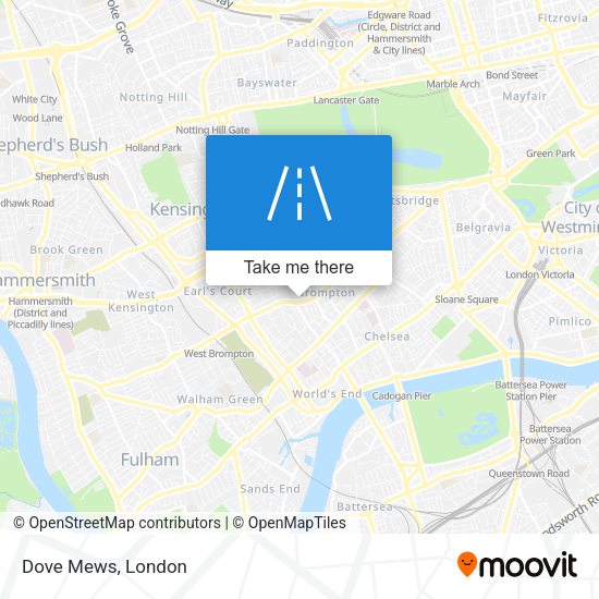 Dove Mews map