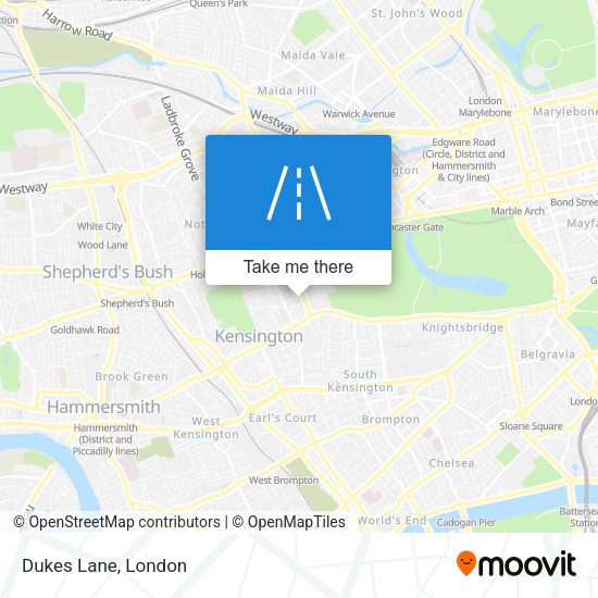 Dukes Lane map