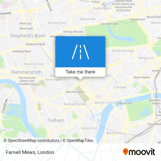 Farnell Mews map