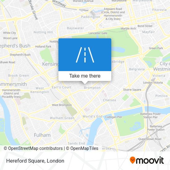 Hereford Square map