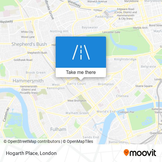 Hogarth Place map