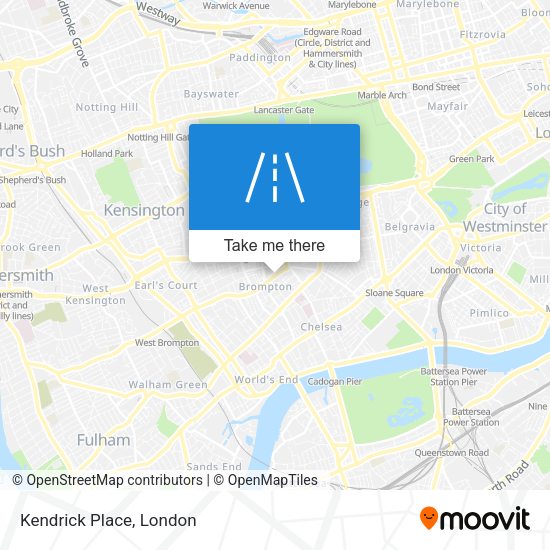 Kendrick Place map