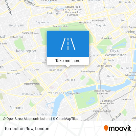 Kimbolton Row map