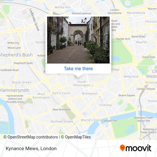 Kynance Mews map