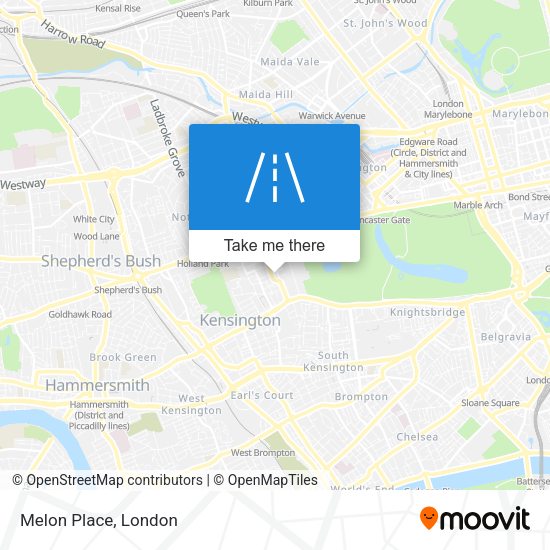 Melon Place map