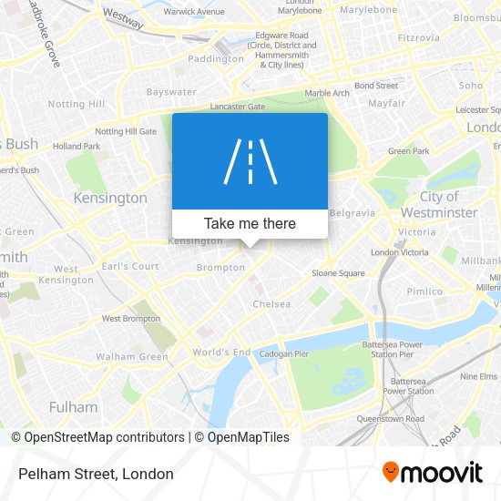 Pelham Street map