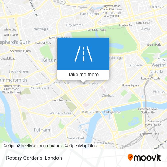 Rosary Gardens map