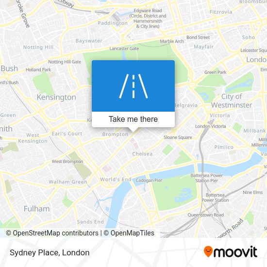 Sydney Place map