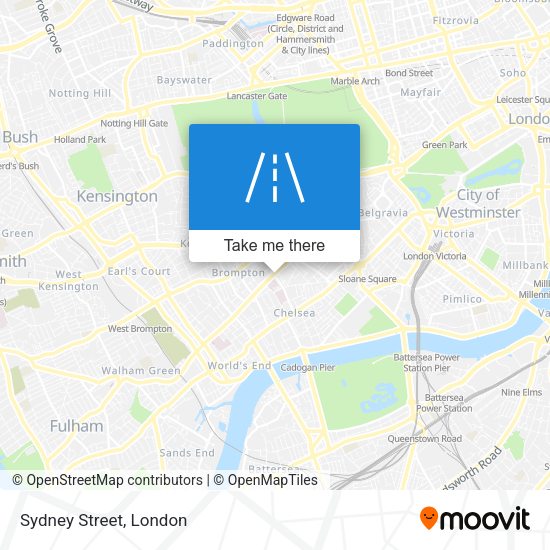 Sydney Street map