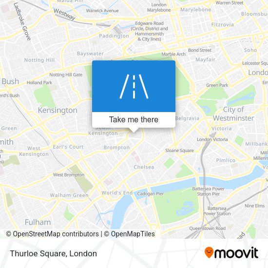 Thurloe Square map