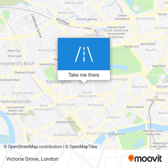 Victoria Grove map