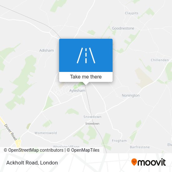 Ackholt Road map