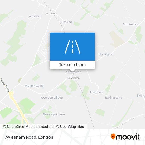 Aylesham Road map