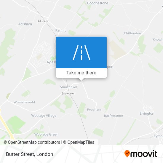 Butter Street map