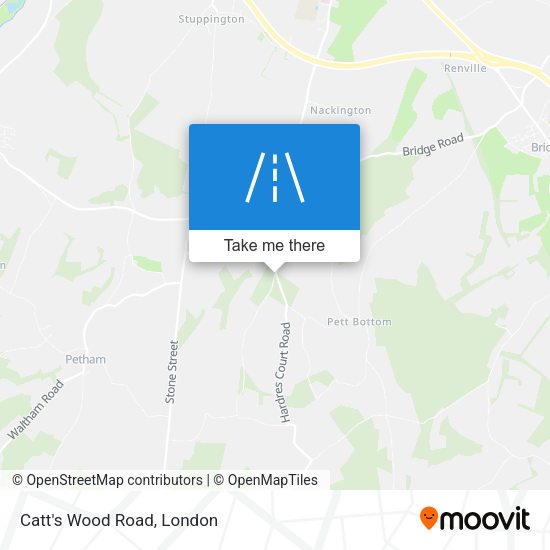 Catt's Wood Road map