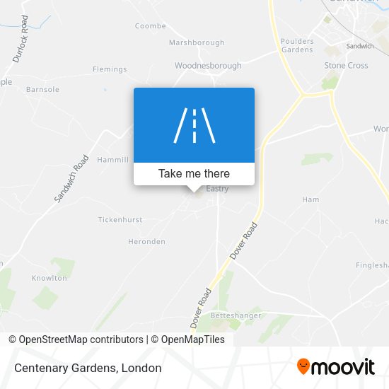 Centenary Gardens map