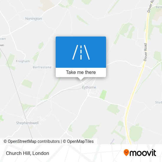 Church Hill map