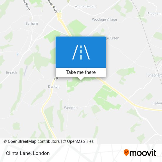 Clints Lane map