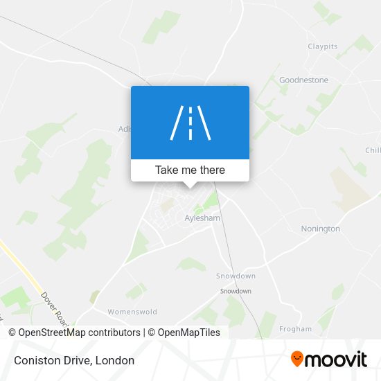 Coniston Drive map