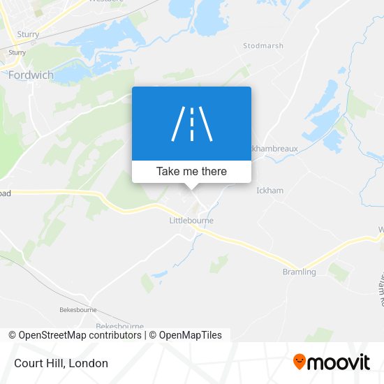 Court Hill map