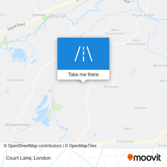 Court Lane map