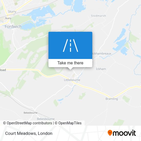 Court Meadows map