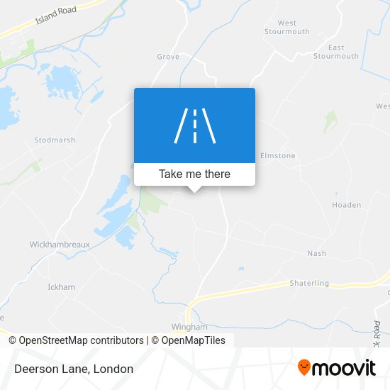 Deerson Lane map