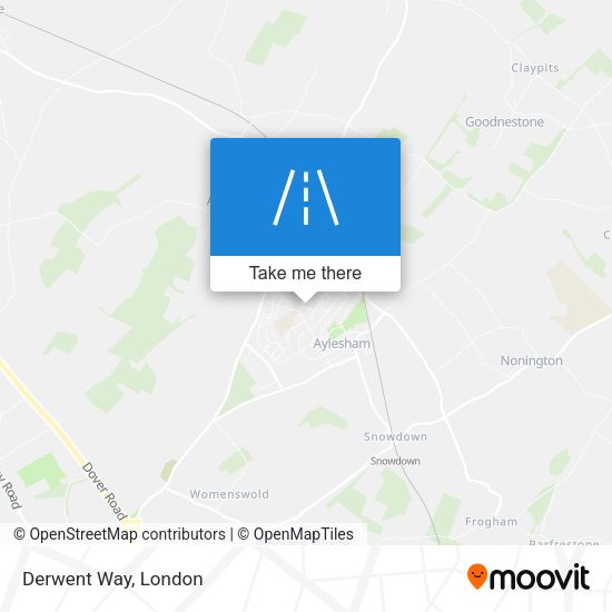 Derwent Way map