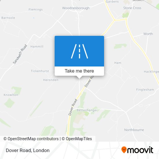 Dover Road map