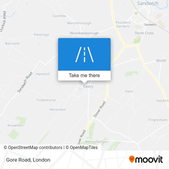Gore Road map