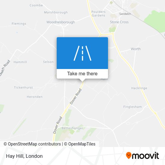 Hay Hill map