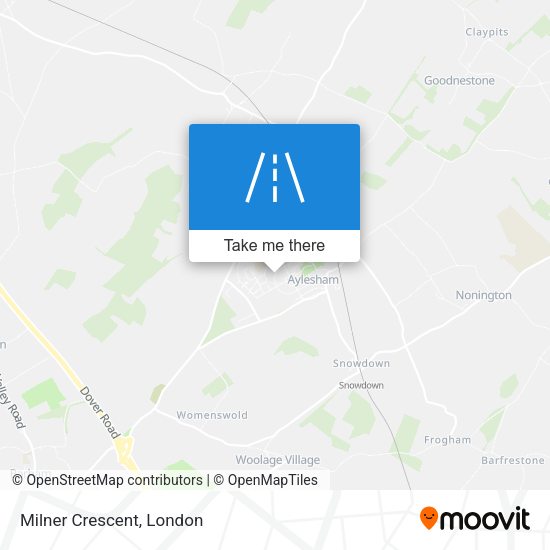 Milner Crescent map