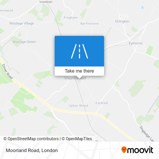 Moorland Road map