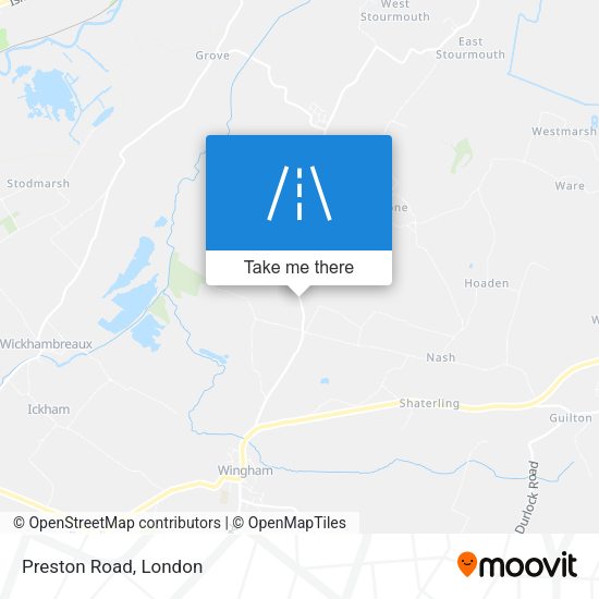 Preston Road map