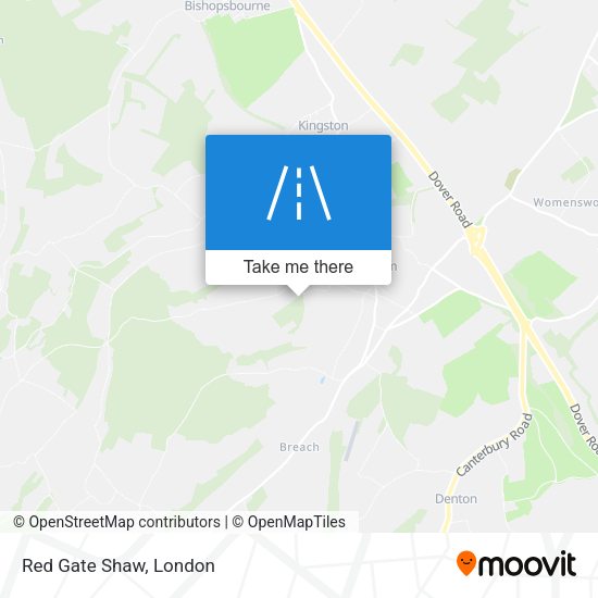 Red Gate Shaw map