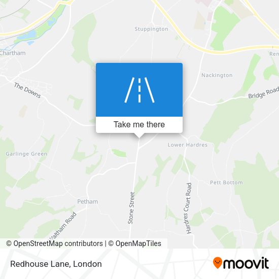 Redhouse Lane map