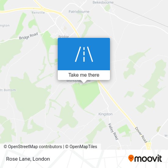 Rose Lane map