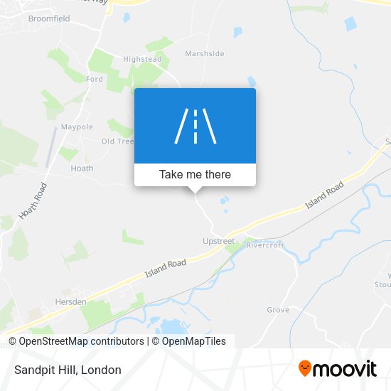 Sandpit Hill map