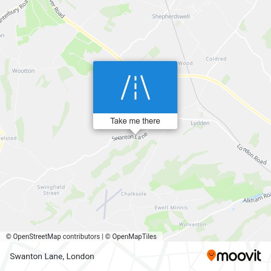Swanton Lane map